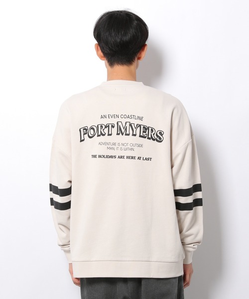 LAKOLE(ラコレ)の「スリーブライン裏毛スウェットプルオーバー / 237577(スウェット・メンズ・アイボリー/ブラウン系その他/グリーン・LARGE/MEDIUM)」の11枚目の写真