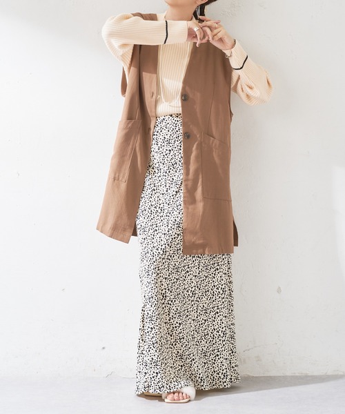 DISCOAT（ディスコート）の「モチモチリブパイピングハイネックプルオーバー（ニット/セーター・レディース・アイボリー/ブラック/ブラウン・MEDIUM/LARGE）」の22枚目の写真