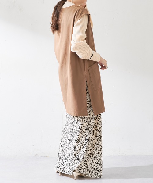 DISCOAT（ディスコート）の「モチモチリブパイピングハイネックプルオーバー（ニット/セーター・レディース・アイボリー/ブラック/ブラウン・MEDIUM/LARGE）」の18枚目の写真