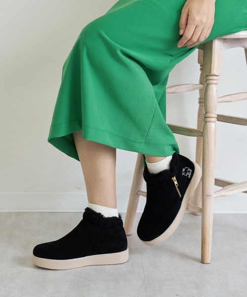 moz(モズ) サイドジップショートブーツ（ブーツ）｜moz（モズ）の