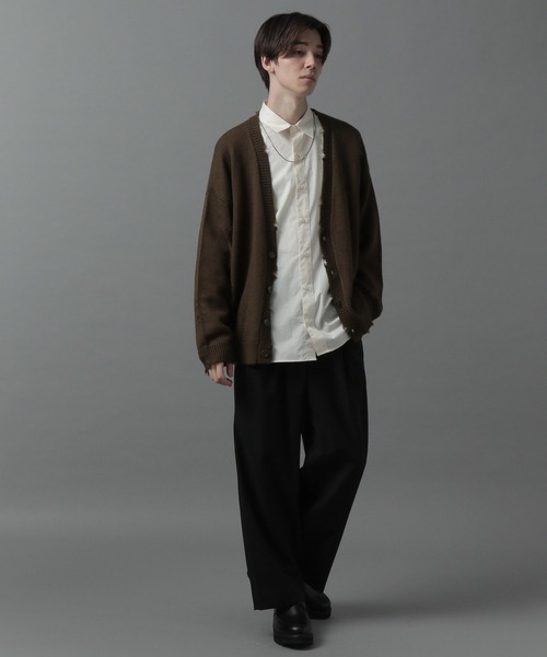 HARE（ハレ）の「【WEB限定】ダメージニットカーディガン(HARE