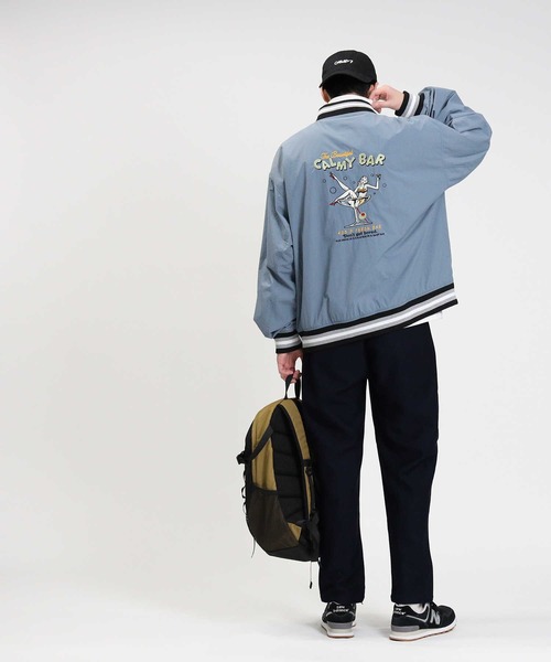 BACK NUMBER（バックナンバー）の「【BACK NUMBER】刺繍スタジャン（スタジャン・メンズ・ブルー/ブラック・M/XL/L）」の21枚目の写真