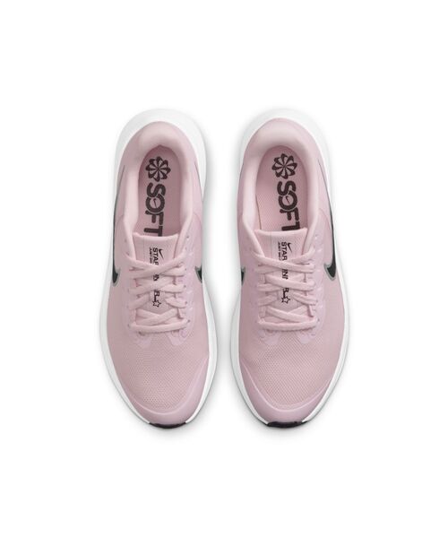 NIKE(ナイキ)の「ナイキ スター ランナー 3 ジュニア ロード ランニングシューズ / Nike Star Runner 3 Big Kids' Road Running Shoes(スニーカー・キッズ・ブラック/ピンク/クリーム/グレー系その他2・24/22.5/23/23.5/24.5/25)」の22枚目の写真