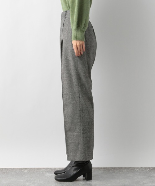 GLOBAL WORK(グローバルワーク)の「ピンタックストレートパンツ/238237(スラックス・レディース・オレンジ/グリーン/その他・MEDIUM/LARGE)」の8枚目の写真