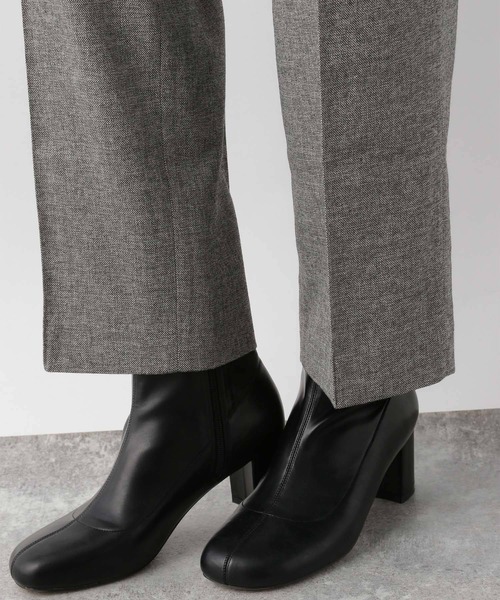 GLOBAL WORK(グローバルワーク)の「ピンタックストレートパンツ/238237(スラックス・レディース・オレンジ/グリーン/その他・MEDIUM/LARGE)」の7枚目の写真