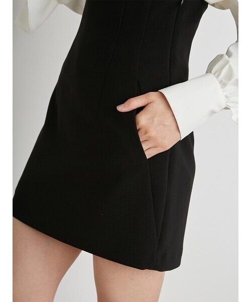 SNIDEL（スナイデル）の「ハイウエストスカショーパン（その他パンツ・レディース・ブラック/モカ/ネイビー・1/0）」の21枚目の写真