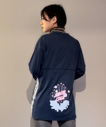 【ZOZOタウン限定アイテム】SANTACRUZ/サンタクルーズ × 光永(ひなた)監修アイテム ビッグシルエット バックプリントロンT/ラインテープロンT 502213437