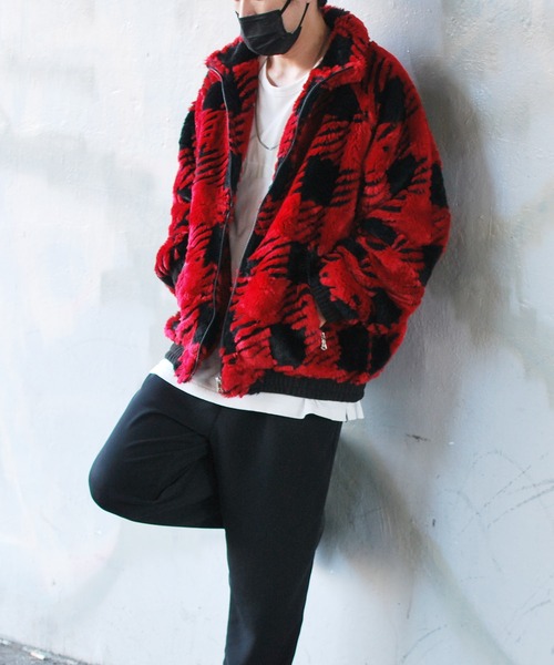 roarguns（ロアーガンズ）の「CHECK FUR BLOUSON（ブルゾン）」 - WEAR