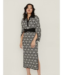 PAMEO POSE | Cattleya Pattern Knit Dress(ワンピース)