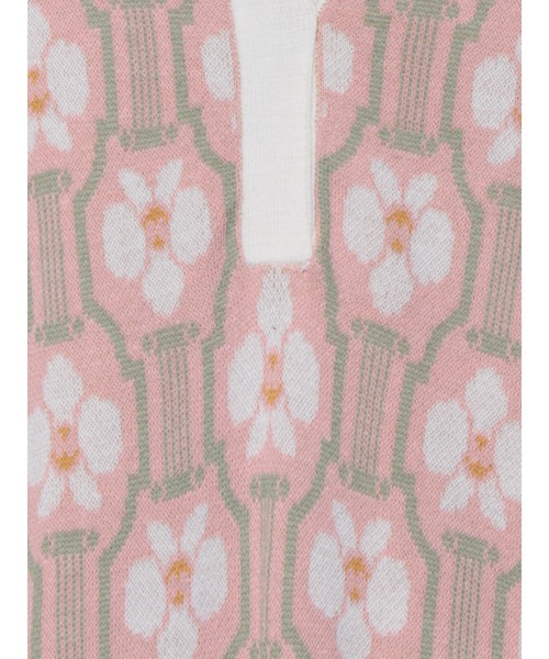 PAMEO POSE(パメオポーズ)の「Cattleya Pattern Knit Dress(ワンピース・レディース・ホワイト/ブラック/レッド/ブルー・FREE)」の14枚目の写真