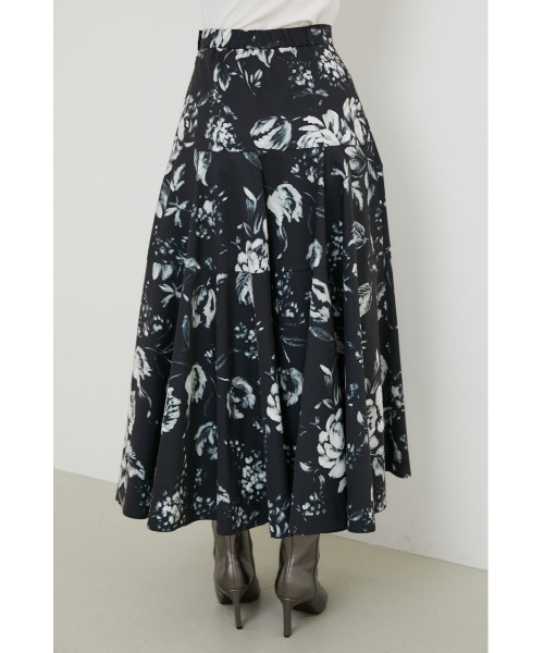 rienda(リエンダ)の「サーキュラーティアードフレアスカート(スカート・レディース・ブラック/ベージュ/ブルー・SMALL/MEDIUM)」の12枚目の写真