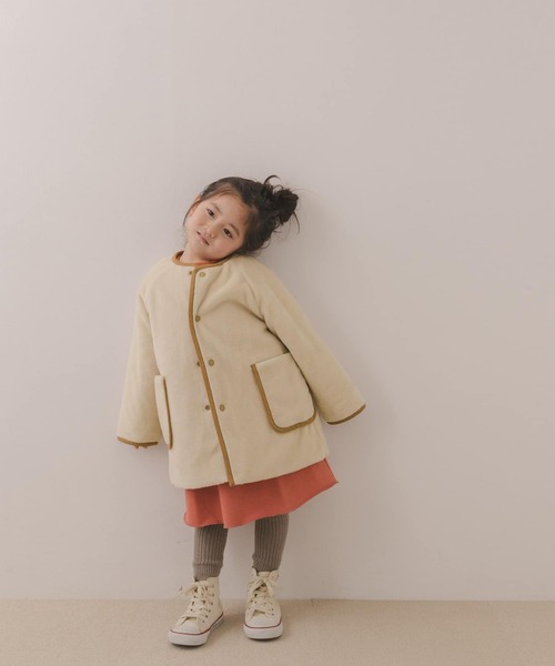 URBAN RESEARCH DOORS(アーバンリサーチドアーズ)の「リバーシブルフリースコート(KIDS)(その他アウター・キッズ・ベージュ/カーキ・105/120/135)」の5枚目の写真