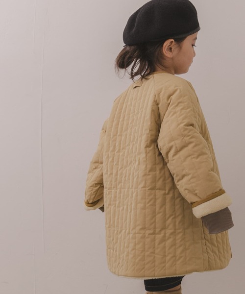 URBAN RESEARCH DOORS(アーバンリサーチドアーズ)の「リバーシブルフリースコート(KIDS)(その他アウター・キッズ・ベージュ/カーキ・105/120/135)」の9枚目の写真