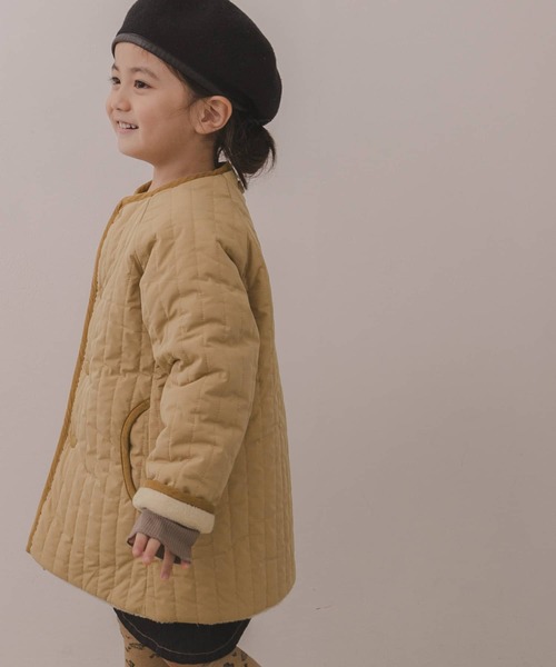 URBAN RESEARCH DOORS(アーバンリサーチドアーズ)の「リバーシブルフリースコート(KIDS)(その他アウター・キッズ・ベージュ/カーキ・105/120/135)」の12枚目の写真