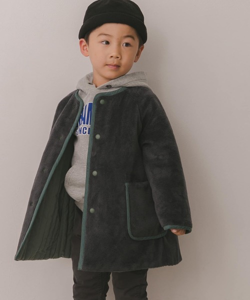 URBAN RESEARCH DOORS(アーバンリサーチドアーズ)の「リバーシブルフリースコート(KIDS)(その他アウター・キッズ・ベージュ/カーキ・105/120/135)」の13枚目の写真