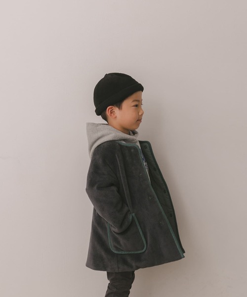 URBAN RESEARCH DOORS(アーバンリサーチドアーズ)の「リバーシブルフリースコート(KIDS)(その他アウター・キッズ・ベージュ/カーキ・105/120/135)」の15枚目の写真