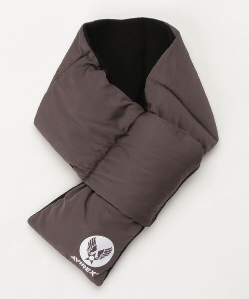 AVIREX(アヴィレックス)の「USAF シンサレート マフラー / THINSULATE MUFFLER / アヴィレックス / AVIREX(マフラー・レディース・ブラック/オレンジ/チャコール・FREE)」の3枚目の写真