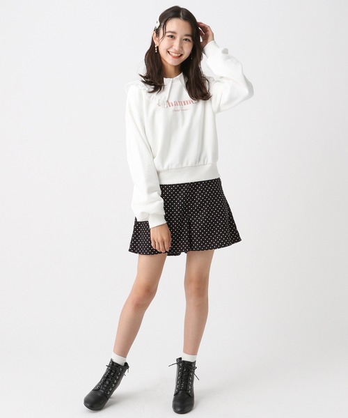 repipi armario（レピピ アルマリオ）の「フレンチロゴシシュウスウェット（スウェット・キッズ・ホワイト/ブラック/ホワイト系その他/ブラック系その他・SMALL/MEDIUM/LARGE）」の6枚目の写真