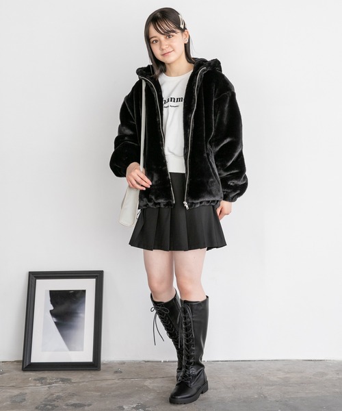 repipi armario（レピピ アルマリオ）の「フレンチロゴシシュウスウェット（スウェット・キッズ・ホワイト/ブラック/ホワイト系その他/ブラック系その他・SMALL/MEDIUM/LARGE）」の9枚目の写真