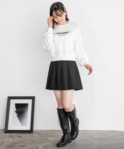 repipi armario（レピピ アルマリオ）の「フレンチロゴシシュウスウェット（スウェット・キッズ・ホワイト/ブラック/ホワイト系その他/ブラック系その他・SMALL/MEDIUM/LARGE）」の10枚目の写真