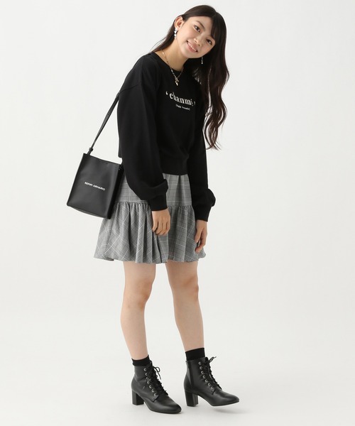 repipi armario（レピピ アルマリオ）の「フレンチロゴシシュウスウェット（スウェット・キッズ・ホワイト/ブラック/ホワイト系その他/ブラック系その他・SMALL/MEDIUM/LARGE）」の18枚目の写真