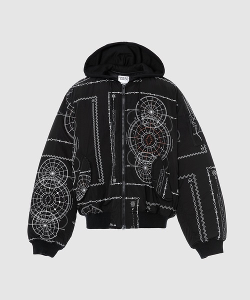 MARCELO BURLON（マルセロバーロン）パーカー 黒 サイズ:M