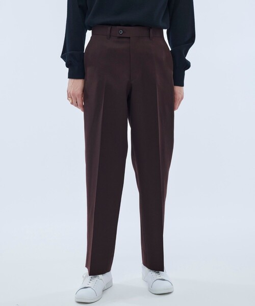 UNITED TOKYO(ユナイテッドトウキョウ)の「TONIC wide trousers(スラックス・メンズ・ネイビー/ブラウン・2/1/4/3)」の3枚目の写真