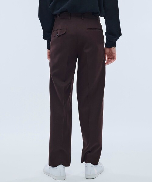 UNITED TOKYO(ユナイテッドトウキョウ)の「TONIC wide trousers(スラックス・メンズ・ネイビー/ブラウン・2/1/4/3)」の4枚目の写真