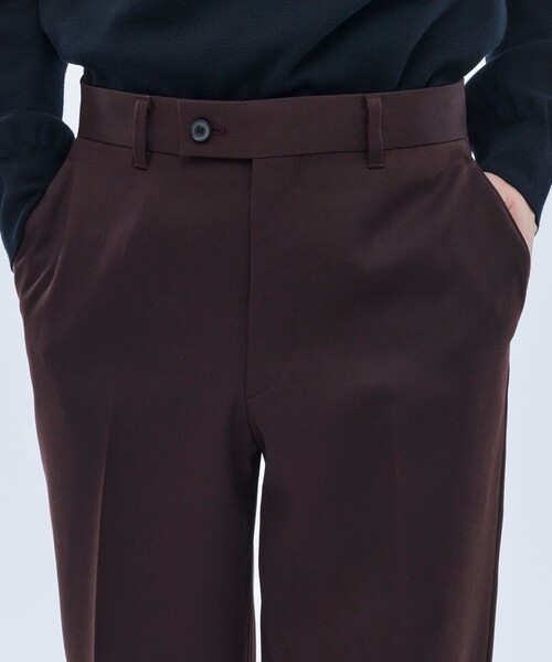 UNITED TOKYO(ユナイテッドトウキョウ)の「TONIC wide trousers(スラックス・メンズ・ネイビー/ブラウン・2/1/4/3)」の7枚目の写真