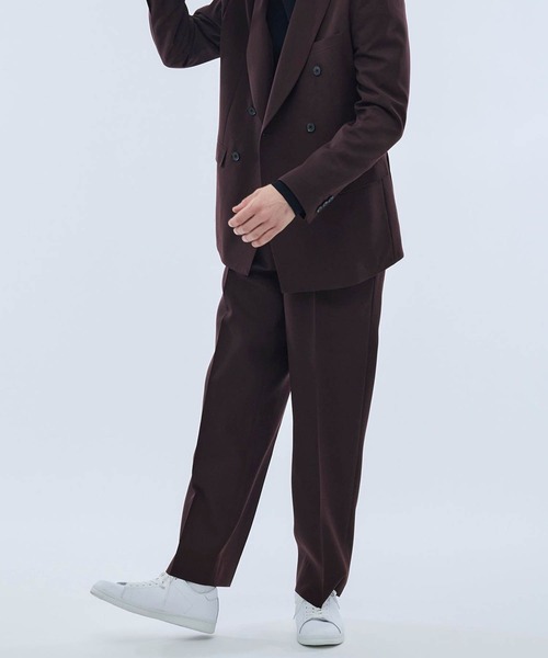UNITED TOKYO(ユナイテッドトウキョウ)の「TONIC wide trousers(スラックス・メンズ・ネイビー/ブラウン・2/1/4/3)」の10枚目の写真
