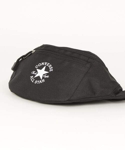 CONVERSE(コンバース)の「CONVERSE(コンバース)CV PRINT LOGO WAIST BAG ウェストバッグ(ボディバッグ/ウエストポーチ・メンズ・ブラック/ネイビー/ブラック×ゴールド/ピンク/グリーン/ブルー・FREE)」の7枚目の写真