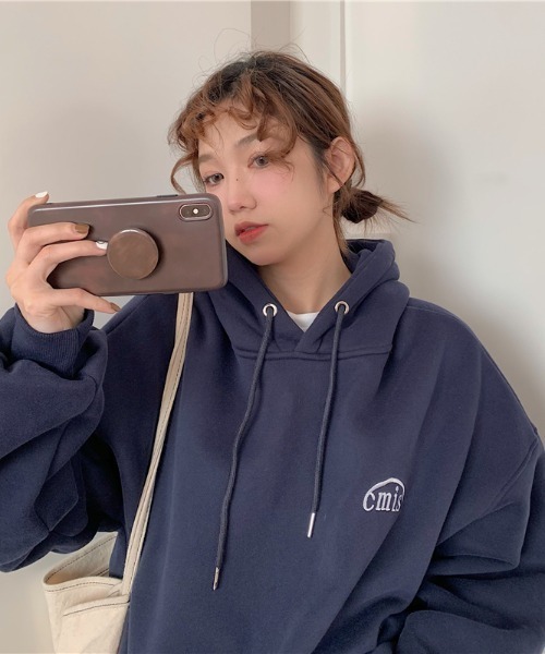 MANGROVE（マングローブ）の「cmisロゴ刺繍パーカー（パーカー・レディース・ネイビー/アイボリー/ライトパープル・FREE）」の22枚目の写真