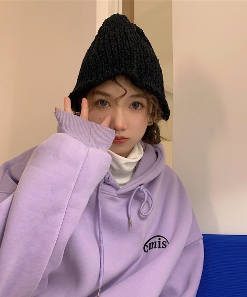 MANGROVE（マングローブ）の「cmisロゴ刺繍パーカー（パーカー・レディース・ネイビー/アイボリー/ライトパープル・FREE）」の21枚目の写真