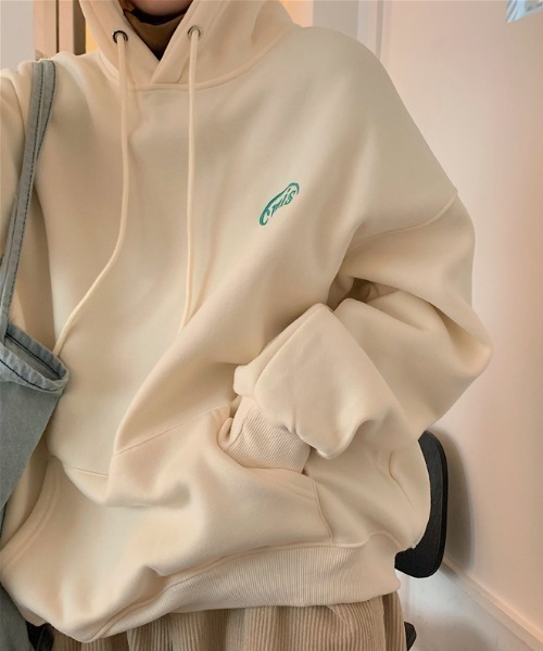 MANGROVE（マングローブ）の「cmisロゴ刺繍パーカー（パーカー・レディース・ネイビー/アイボリー/ライトパープル・FREE）」の19枚目の写真