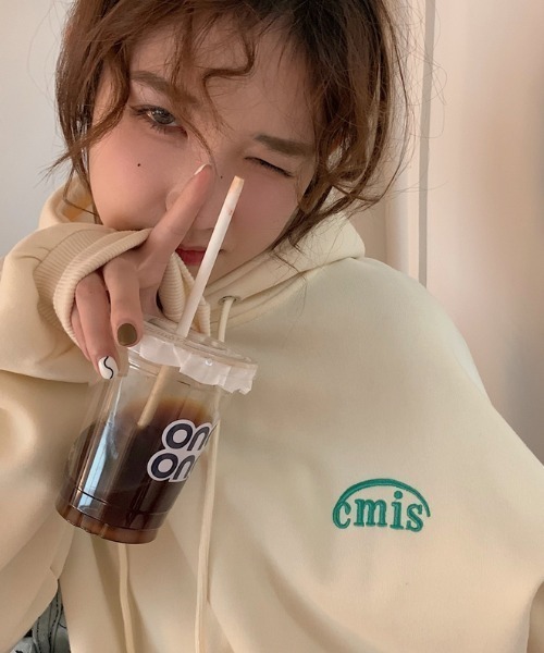 MANGROVE（マングローブ）の「cmisロゴ刺繍パーカー（パーカー・レディース・ネイビー/アイボリー/ライトパープル・FREE）」の17枚目の写真