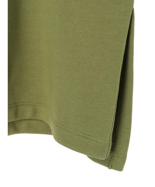 AMERICAN HOLIC（アメリカンホリック）の「ハイネックリブサイドスリット裏毛チュニック（Tシャツ/カットソー・レディース・チャコールグレー/モカ/アイボリー/グリーン・L/M）」の10枚目の写真