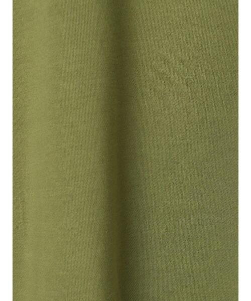 AMERICAN HOLIC（アメリカンホリック）の「ハイネックリブサイドスリット裏毛チュニック（Tシャツ/カットソー・レディース・チャコールグレー/モカ/アイボリー/グリーン・L/M）」の11枚目の写真