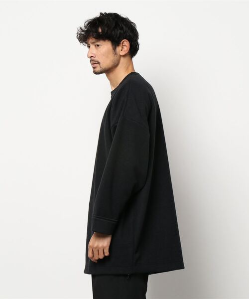 Lui's（ルイス）の「ヘアリースーパーBig L/S（スウェット・メンズ・ブラック/ネイビー・FREE）」の4枚目の写真