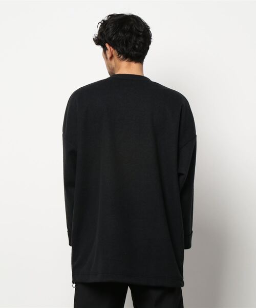 Lui's（ルイス）の「ヘアリースーパーBig L/S（スウェット・メンズ・ブラック/ネイビー・FREE）」の3枚目の写真