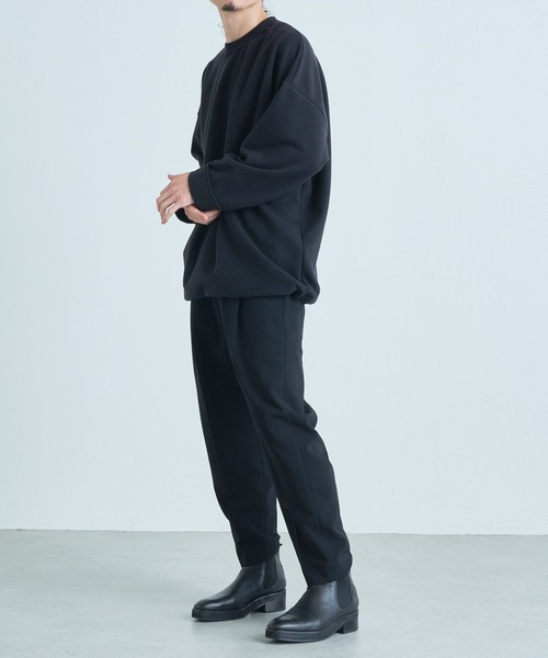 Lui's（ルイス）の「ヘアリースーパーBig L/S（スウェット・メンズ・ブラック/ネイビー・FREE）」の5枚目の写真