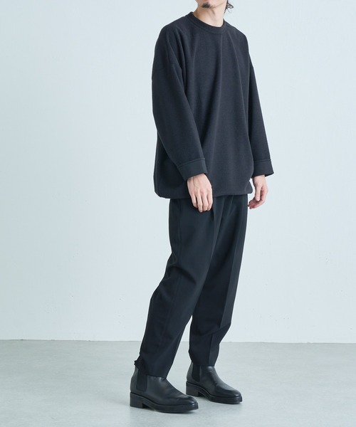 Lui's（ルイス）の「ヘアリースーパーBig L/S（スウェット・メンズ・ブラック/ネイビー・FREE）」の7枚目の写真