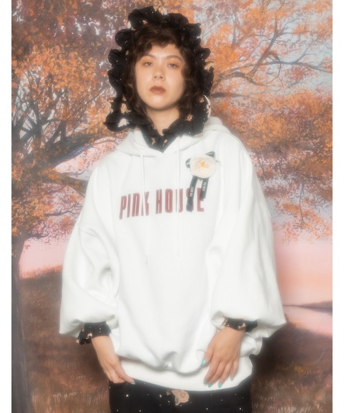 little sunny bite と pink house Pink House big hoodie