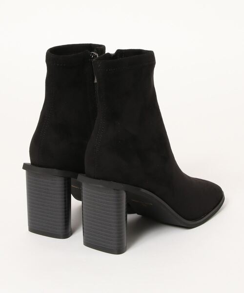 AZUL by moussy(アズールバイマウジー)の「SUEDE SHORT BOOTS(ブーツ・レディース・ブラック・MEDIUM/LARGE/SMALL)」の3枚目の写真