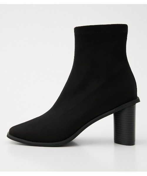 AZUL by moussy(アズールバイマウジー)の「SUEDE SHORT BOOTS(ブーツ・レディース・ブラック・MEDIUM/LARGE/SMALL)」の8枚目の写真
