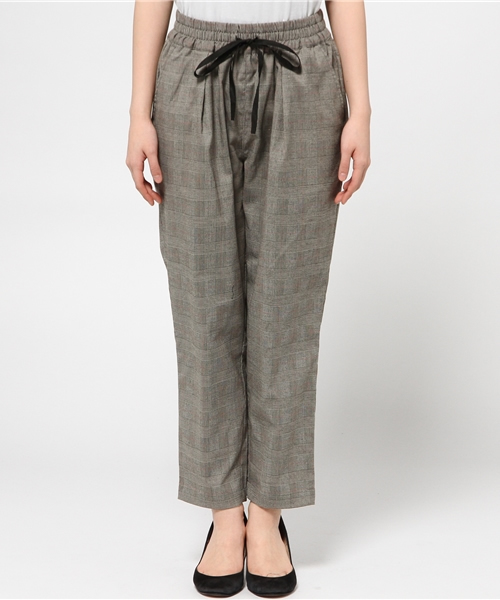 Chico（チコ）の「チェックイージーパンツ（その他パンツ・レディース・グレー・FREE）」の4枚目の写真