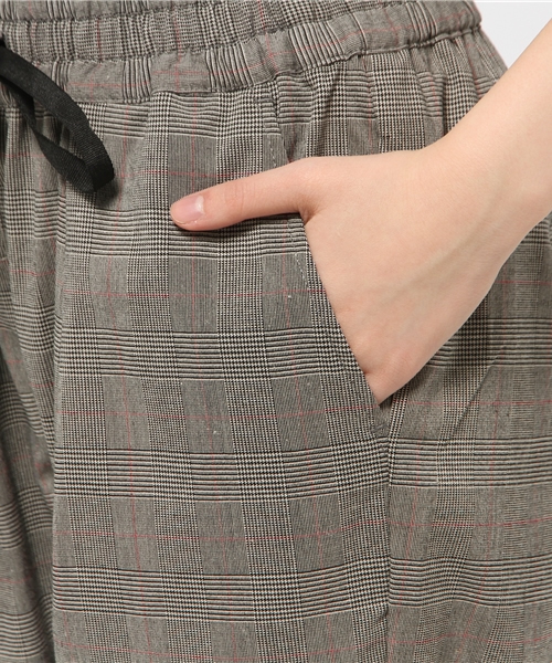Chico（チコ）の「チェックイージーパンツ（その他パンツ・レディース・グレー・FREE）」の9枚目の写真