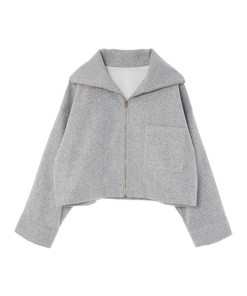 fifth（フィフス）の「【スタイリストプロデュース】ジップショートブルゾン（ブルゾン・レディース・ブラウン/グレー・MEDIUM）」の7枚目の写真