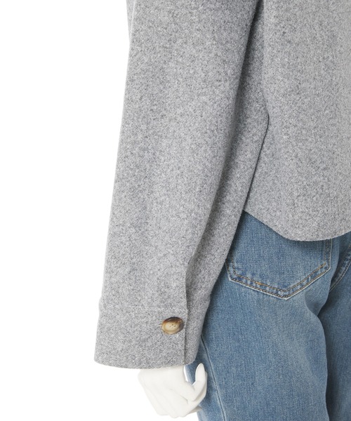 fifth（フィフス）の「【スタイリストプロデュース】ジップショートブルゾン（ブルゾン・レディース・ブラウン/グレー・MEDIUM）」の5枚目の写真