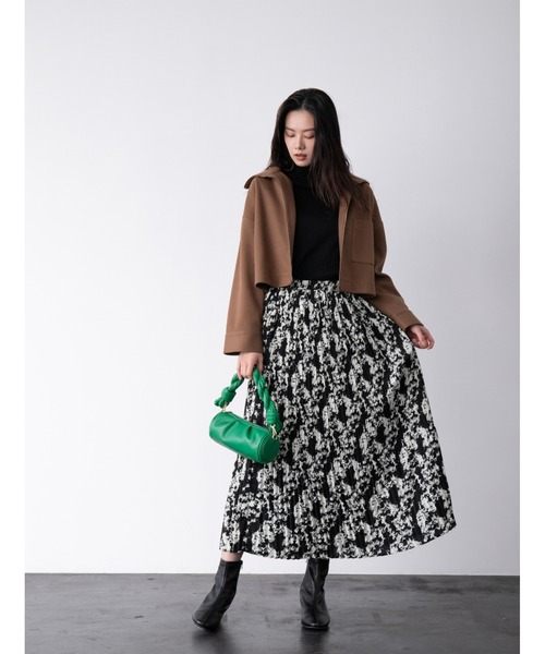 fifth（フィフス）の「【スタイリストプロデュース】ジップショートブルゾン（ブルゾン・レディース・ブラウン/グレー・MEDIUM）」の3枚目の写真