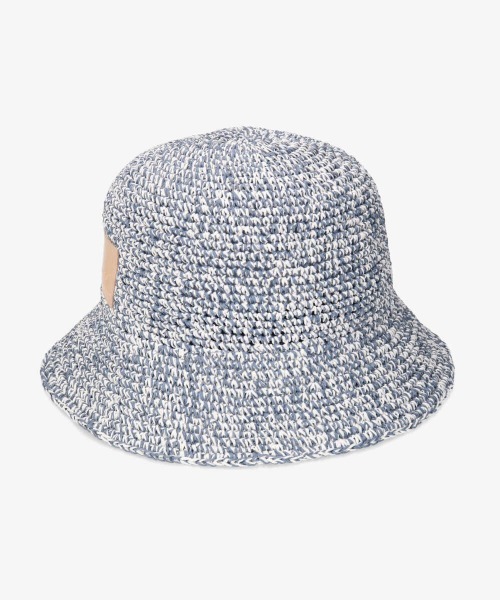 Chapeau d' O（シャポードオー）の「Chapeau d' O Paper Mix Crochet Bucket（ハット・レディース・ベージュ/オレンジ/ブルー・M/57.5cm）」の13枚目の写真